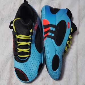 Adidas Blue and Black Sneakers with Sporty Design
